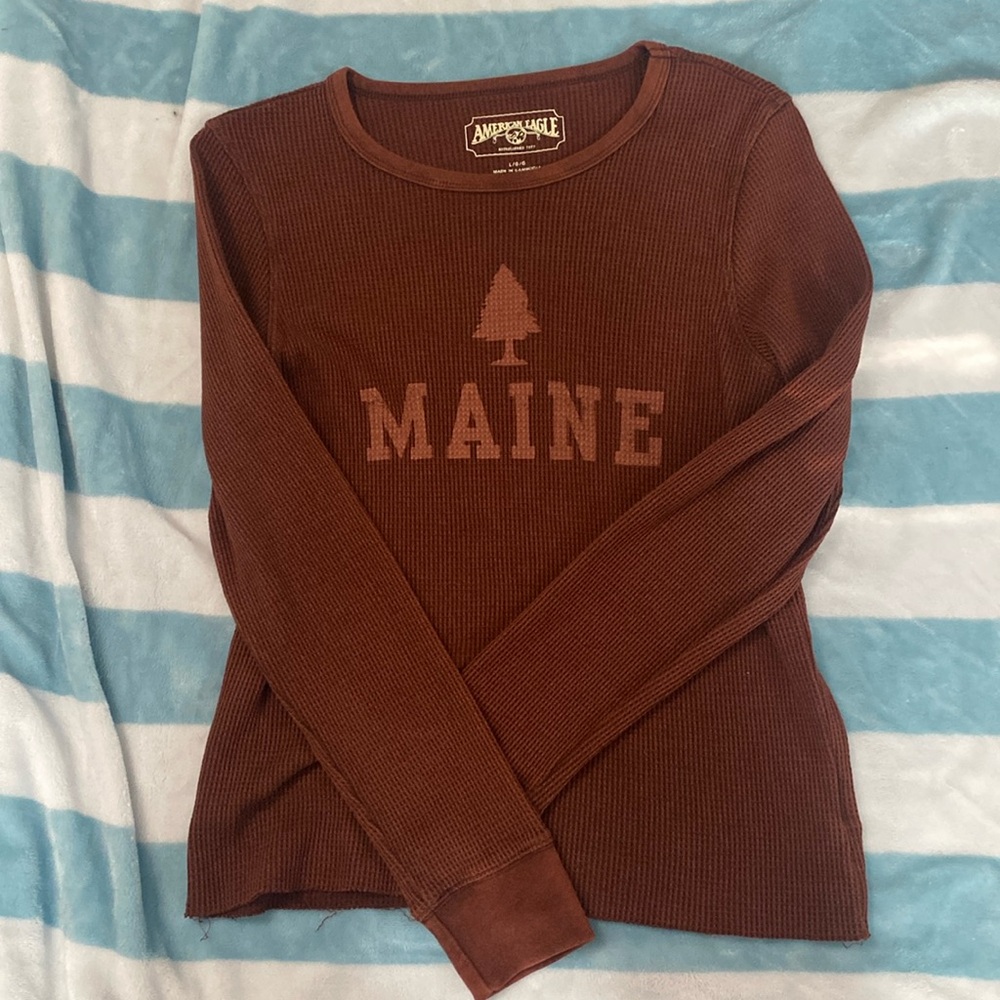AMERICAN EAGLE waffle winter longsleeve :)